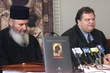 ΠΑΡΟΥΣΙΑΣΗ ΛΕΥΚΩΜΑΤΟΣ ΜΟΝΗΣ ΙΒΗΡΩΝ "ΠΑΝΑΓΙΑ ΠΟΡΤΑΪΤΙΣΣΑ - ΑΕΝΑΟΣ ΕΥΛΟΓΙΑ". ΑΡΧΙΜΑΝΔΡΙΤΗΣ ΒΑΣΙΛΕΙΟΣ ΓΟΝΤΙΚΑΚΗΣ - ΥΠΟΥΡΓΟΣ ΠΟΛΙΤΙΣΜΟΥ ΕΥΑΓΓΕΛΟΣ ΒΕΝΙΖΕΛΟΣ