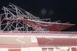 ΔΙΑΦΗΜΙΣΤΙΚΗ ΠΙΝΑΚΙΔΑ ΚΑΤΕΡΡΕΥΣΕ ΣΕ ΤΑΡΑΤΣΑ ΣΤΗΝ ΟΔΟ Β.ΟΛΓΑΣ ΛΟΓΩ ΤΗΣ ΚΑΚΟΚΑΙΡΙΑΣ.