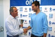 APOSTOLOS VELLIOS AWARDS AND PRESS CONFERENCE IRAKLIS FOOTBALL PLAYER