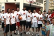 ARIS PAOK BASKETBALL PLAYERS AT CENTRAL SQUARE EVOSMOS