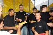 PAOK BASKETBALL TEAM VISIT CYTA STAND AND PAOK STAND
