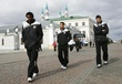PLAYERS PAOK AND FANS WALK KREMLIN