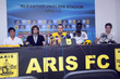 ARIS OFFICIAL EXHIBITION SANKARE RIVERA UMBIDES JAKUPOVIC ARIS FOOTBALL