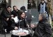 WALK AT UDINE OF ITALY FOOTBALL PLAYERS PAOK
