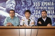 PRESENTATION GIANNIS HATZINIKOLAOU NEW FOOTBALL COACH AT IRAKLIS FC