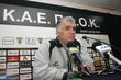 PRESS CONFERENCE SOULIS MARKOPOULOS BASKETBALL PAOK