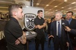 HATZIISAIAS KAKKO PAOK FOOTBALL PLAYERS AT SPORTEXPO MARATHON EXHIBITION