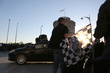 PAOK FOOTBALL FANS PROTEST AT DOWNTOWN
