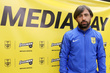 PRESS CONFERENCE ANDREAS TATOS ARIS FOOTBALL PLAYER